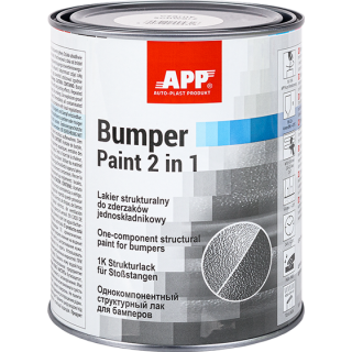 APP 020802 Краска структурная для бамперов 1-К APP Bamper Paint серая
