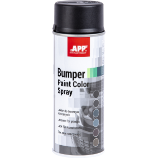 APP 210403 Краска бамперная в аэрозоле APP Bumper Paint Color Spray, 400 мл, черная