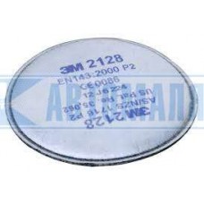 Фильтр предварительный Р2 3М 2128 от пыли и аэрозолей для масок 6000/7500