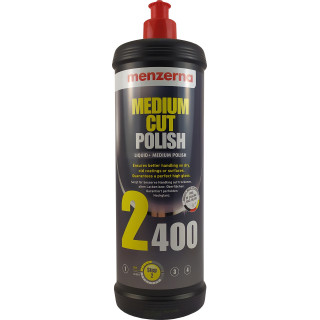 Рідкіша полірувальна паста середнього зерна MENZERNA Medium Cut Polish 2400, 1л