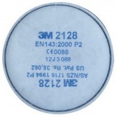 Фильтр предварительный P2 3M 2128 от пыли и аэрозолей для масок 6000/7500