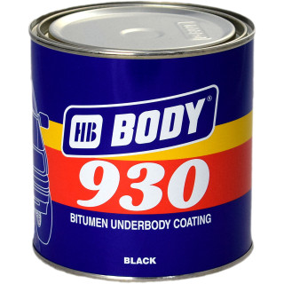 Body Антикоррозийная мастика черная 930 1 кг
