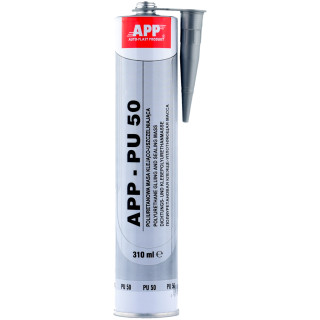 APP 040303 Герметик поліуретановий PU-50, ущільнюючий чорний, 310 мл
