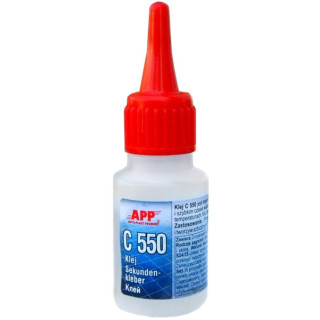 APP Клей цианоакриловый для склеивания резины и пластмассы APP C550 20 г