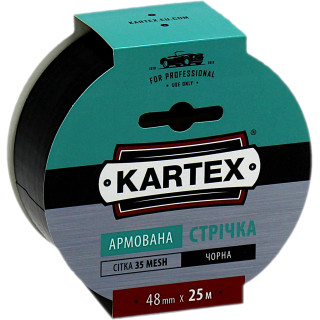 Армированная лента KARTEX 48 мм х 25 м черная