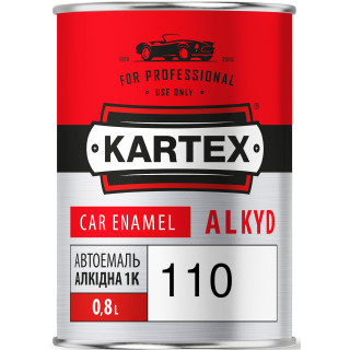 Kartex Автофарба алкідна 110 Рубін 0,8 л