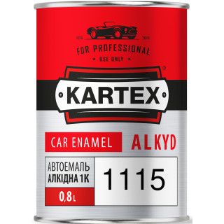 Kartex Автофарба алкідна 1115 Синя 0,8 л