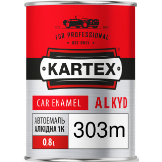 Kartex Автофарба алкідна 303 Хакі (захисна) матова 0,8 л