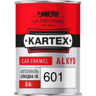 Kartex Автофарба алкідна 601 Чорна 0,8 л