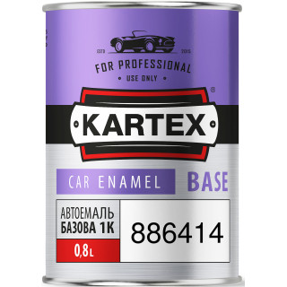 Kartex Автокраска базовая ZAZ 886414 Истинно черный 0,8 л