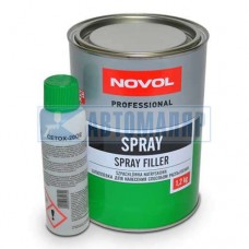 Шпатлевка жидкая "Spray" Novol 1201, 0,8л.